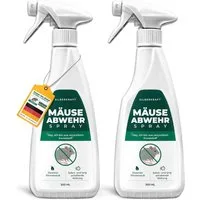 Silberkraft Vergrämungsmittel Silberkraft Mäuseabwehr, Repellent gegen Mäusebefall, 500 ml, 2-St., Mäuseabwehr für Haus & Garten, wirksame Alternative zu Gift & Fallen