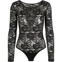 URBAN CLASSICS Body Urban Classics Damen Ladies Lace Longsleeve Body