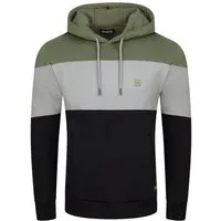 riverso Kapuzenpullover Herren Hoodie RIVRemo Regular Fit Longsleeve Colourblocking Sweatshirt mit Kängurutasche