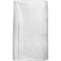 Vossen Kilt Will-L, ideal für Sauna & Spa, Kurzform, Waffelpiqué, Knöpfe, Saunakilt für Herren,Waffelpiqué-Struktur,reine Baumwolle, Druckknöpfe