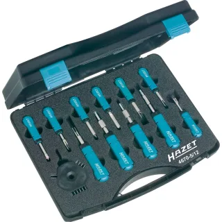 HAZET Kabelentriegeler Sortiment 12-teilig - 4670-5/12
