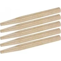 Triuso Rechen Zinken für Holzrechen 5 Stück, (5-tlg), Ø 12,2 mm, Länge der Zinken: 13,5 cm