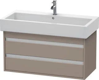 Duravit Ketho Waschtischunterbau wandhängend Basalt Matt 950x440x480 mm - KT663804343 KT663804343