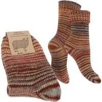 celodoro Umschlagsocken Damen & Herren Mouline Wollsocken mit Umschlag