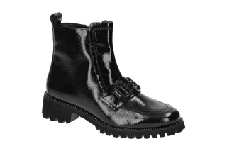 ara 12-31239 11 Damen Stiefeletten schwarz mit Glitzer Strassbesatz - Echtled...