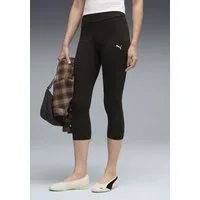 PUMA Leggings ESS CAPRI LEGGINGS aus Baumwollmischung, sportlicher Stil, schmale Passform