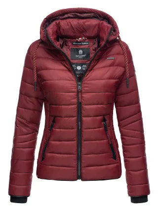 Navahoo Damen Steppjacke Lulana – Leicht, Stylisch & Abnehmbare Kapuze