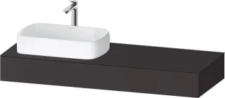 Duravit Qatego Konsole Graphit Supermatt 1400x550x170 mm - QA4803080800000 QA4803080800000