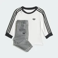 adidas Originals Trainingsanzug JEANS LANGÄRMLIGES SET KIDS (1-tlg)