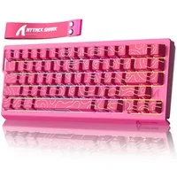 ATTACK SHARK X68 HE 8KHz Rapid Trigger Gaming-Tastatur, 0,01mm,RGB Gaming-Tastatur (Kabelgebunden Hall-Effekt Magnetische Tastatur)