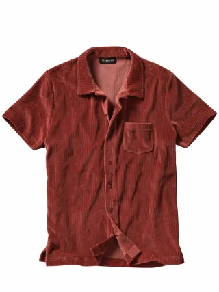 Mey & Edlich Herren Durchgeknöpftes Polo Orange 82 % Baumwolle (bio), 18 % Polyester