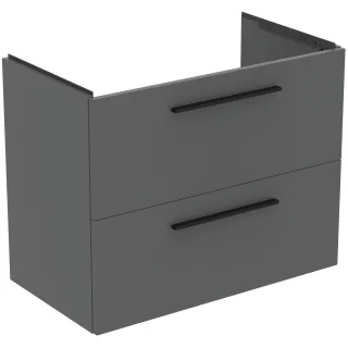 Ideal Standard Waschtischunterschrank i.life A 2 Auszüge 800x440x630mm Quarzgrau matt, T5256NG T5256NG