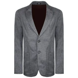 Emporio Armani Exklusive Herren Grey Printed Blazer