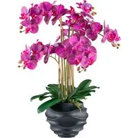 Kunstorchidee Orchidee Phalaenopsis, Creativ green, Höhe 70 cm, im Design-Topf