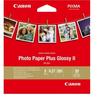 Canon PP-201 8,9 x 8,9 cm 20 Bl. Photo Paper Plus Glossy II 265 g