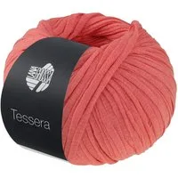 LANA GROSSA TESSERA Häkelwolle, 115 m (Hochwertiges, schmales Baumwoll-Bändchengarn in matter-papierfeiner Optik), 50 g