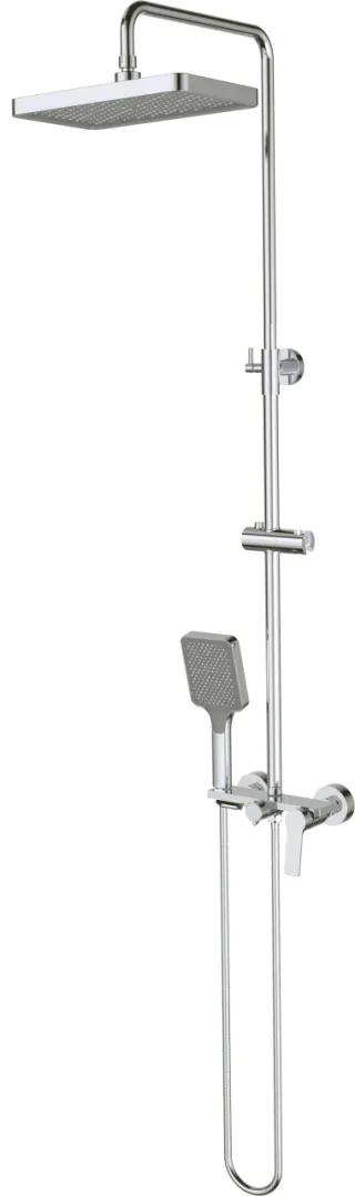 Neuesbad Serie 230 NEO Duschsäule mit Brausearmatur, Chrom NB1DENLC04SK1