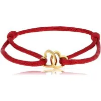 Made by Nami Armband Herz Armband Damen Schwarz aus Edelstahl, Wasserfester Schmuck Größenverstellbar Freundschaftsarmbänder