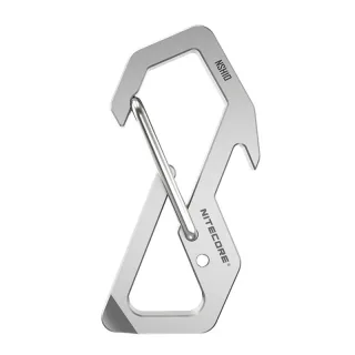 NITECORE NSH10 Titanium Snap Hook Keychain Multifunctional Tool Assistance for Bottle Opener Screwdriver Lightweight EDC