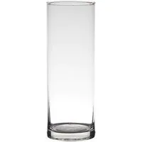 Hakbijl Glass Dekovase ZYLINDER, Farbe: transparent, Höhe: 24cm