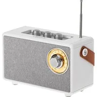 Camry CR 1902 Radio (Bluetooth, tragbares FM Küchenradio, USB, AUX, weiß)