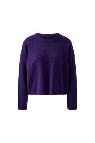 Oui - NILA Pullover ultra violett - Gr. - 38