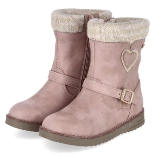 Indigo Stiefel  Rosa - Gr. 28 -  Textil und Synthetik