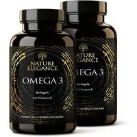 NEOLYMP Omega 3 Kapseln Hochdosiert mit Vitamin E - 120 Softgels mit 2000mg Kapseln, 2000mg Fischöl Kapseln pro Tagesdosis aus nachhaltigem Fischfang