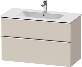 Duravit D-Neo Waschtischunterbau wandhängend Taupe Matt 1010x462x625 mm - DE4363010910000 DE4363010910000