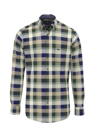 FYNCH-HATTON - Square Flannel Check, B.D., 1/1 - Gr. - 3XL