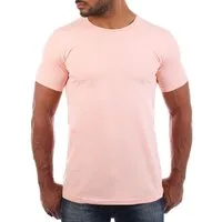 Young & Rich T-Shirt Herren Uni Basic rundhals Ausschnitt Unterziehshirt 1701 Rundhalsauschnitt unifarben kurzarm regular fit