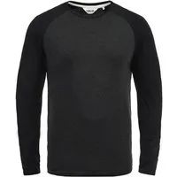 !Solid Rundhalsshirt SDBastien Longsleeve im Baseball-Look