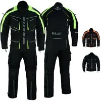 German Wear Motorradkombi BLD325K Motorradkombi Textilien motorradjacke + Motorradhose mit Protektoren