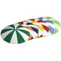 homeXpert Glas Glasabdeckung Trinkglas-Deckel Schirmchen, 1-tlg., Kunststoff, Ø 11,5 cm (Farbe zufällig, 10 Stück)