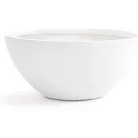 Pflanzwerk® Pflanzschale Pflanzkübel BOWL - (Weiß) - Ø 28cm x 12cm, Lotus-Effekt Imprägnierung Rund Handgefertigt