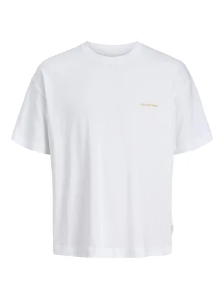JACK&JONES - JORMONTAUK BACK GRAPHIC TEE SS EA26 JNR Bright White - Gr. - 152