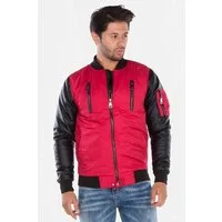 Cipo & Baxx Bikerjacke Jacke in Slim-Fit, CJ-175