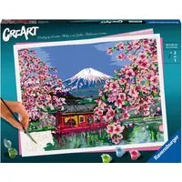Ravensburger Malen nach Zahlen CreArt, Japanese Cherry Blossom, Made in Europe