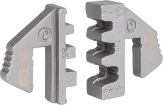 KS Tools Paar Crimp-Einsätze für Flachstecker 4,8 und 6,3 mm, Ø 0,5 - 6,0 mm - 115.1417
