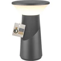 Briloner Leuchten LED Tischleuchte Tischlampe kabellos Akku USB-C Touch dimmbar Design Award, LED wechselbar, 2700K, 15x24 cm, Akku tauschbar, Indoor/Outdoor, Wohnzimmer, Balkon