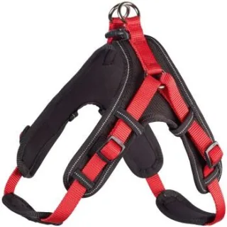 Hunter Geschirr Neopren Vario Quick rot/ schwarz L