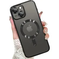 Wörleonline Handyhülle für Apple iPhone 14 mit integriertem Kameraschutz, TPU Schutzhülle, MagSafe kompatible Hülle