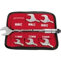 Rothenberger Drehmomentschlüssel Drehmoment-Gabelschlüssel-Set 17-29 mm 175001