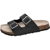 Fischer-Markenschuh Bruno Pantolette aus Leder, mit gepolstertem Lederfußbett