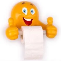 Caramel MEDIA Toilettenpapierhalter Smiley Toilettenpapierhalter