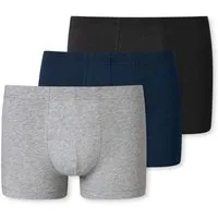 Schiesser Boxershorts schlichtes Design, Essentials Organic Cotton im 3er Pack