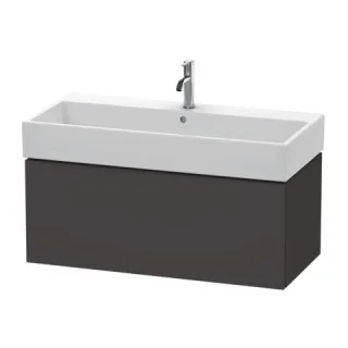 Duravit L-Cube Waschtischunterbau wandhängend Graphit Supermatt 984x459x394 mm - LC617808080 LC617808080