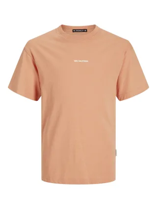 JACK&JONES - JORARUBA LANDSCAPE TEE SS CREW NECK JNR canyon sunset - Gr. - 152