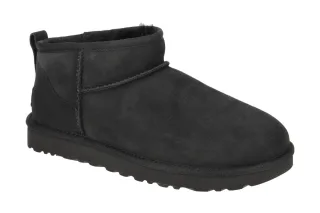 UGG Classic Ultra Mini 1116109 BLK Damen Winterstiefel schwarz Lammfell Warmf...