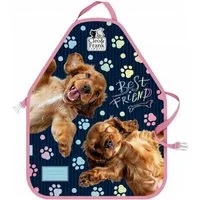 DERFORM Malschürze Kinder Schürze mit Hund Motiv – Malen, Backen, Basteln, Schutz, (1-tlg)